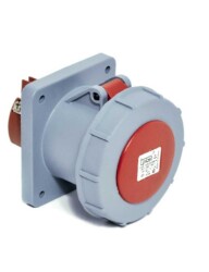 Tp Electric 3137-322-1600 4X125A Düz Makine Prizi 120X120 Vidalı IP67 - TP ELEKTRİK