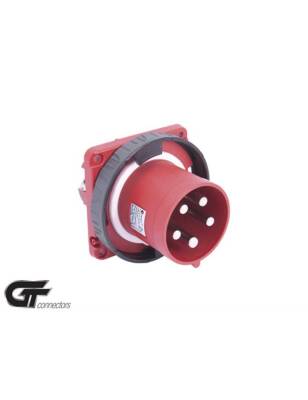 Tp Electric 3138-320-1699 5X125A CEE Norm(GT) Düz Makine Fişi 120X120 Vidalı IP67 - 1