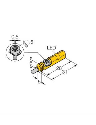 Turck 4685740 BIM-UNT-AP7X Manyetik Alan Sensörü - 1
