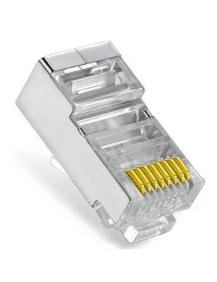 Vcom NM026 20li Metal RJ45 8P8C Cat6/UTP/RJ45/3u K - 1