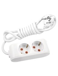 Viko 90113202 Grup Priz 2'li 2 Metre Çocuk Korumalı Beyaz - VİKO