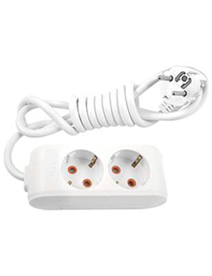 Viko 90113203 Multi-Let 2'li 3 Metre Topraklı Grup Priz - 1