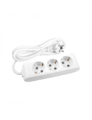 Viko 90113303 Grup Priz 3'lü 3 Metre Çocuk Korumalı Beyaz - 1