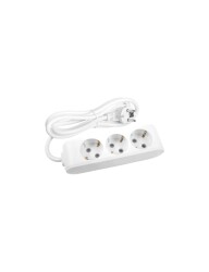 Viko 90113305 Grup Priz 3'lü 5 Metre Çocuk Korumalı Beyaz - VİKO