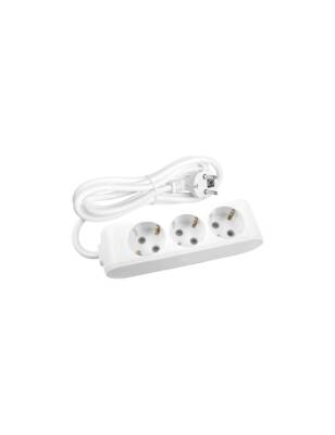 Viko 90113305 Grup Priz 3'lü 5 Metre Çocuk Korumalı Beyaz - 1