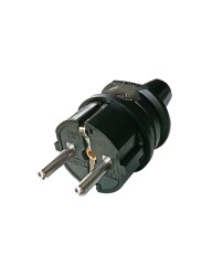 Viko 90304110 Erkek Fiş Topraklı Siyah - VİKO