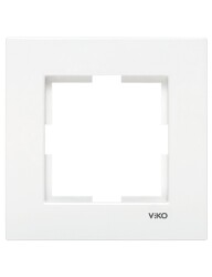 Viko 90960200 Çerçeve Tekli Beyaz Karre - VİKO