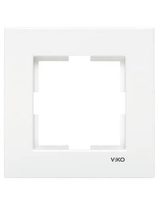 Viko 90960200 Çerçeve Tekli Beyaz Karre - 1