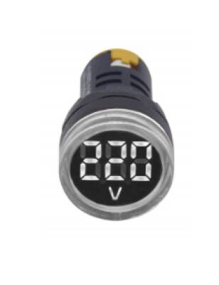 VOLTMETRE 24-500V (BEYAZ) KUMANDA BUTONLARI - 1